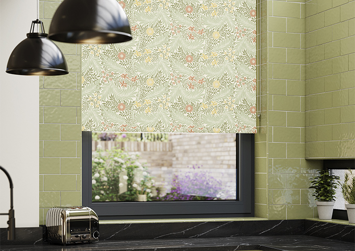 William Morris At Home Larkspur, Nettle - Roller Blind - Image 5